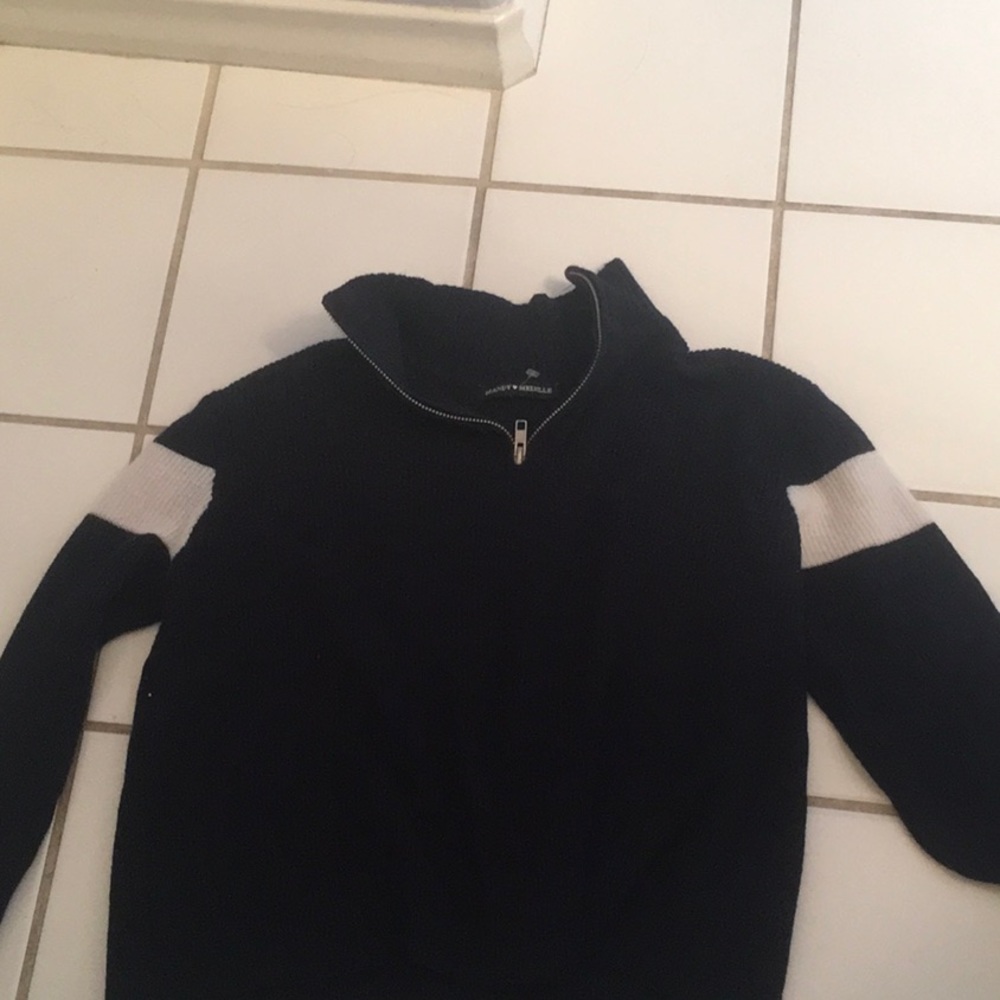 Navy blue brandy mellville quarter zip